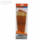 Daler Rowney Simply Nylon bristles Brush Wallet- 10 Pcs