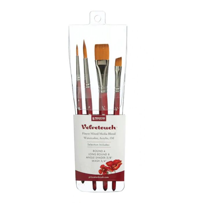 Princeton Velvetouch Professional Brush 3950- Set of 4