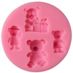 Silicone Mould Miniature Teddy- MaxaArt JSF110