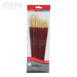 Daler Rowney Simply White Bristles Brush Wallet- 10 Pcs