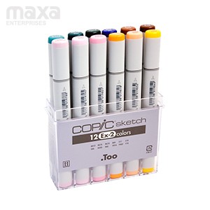 Copic Markers 5-Piece Sketch Set, Light Skin Tones custom set 1 - Wisemen  Trading and Supply