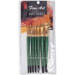 Fine Art Painting Flat Brushes Set TSF-7