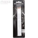 WORISON White Charcoal Pencil Set of 3