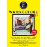 Art Essentials Watercolour Artist Natural White Fine Grain/Cold Press 300 GSM 100%