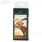 Faber-Castell Artist Brush Pens Terra -6 pcs Set