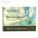 BOCKINGFORD WATERCOLOUR PAPER SPIRAL PADS 300GSM CP(NOT)