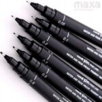 Uni Pin Technical Fineliner Drawing Pens Assorted Tips - Image 2