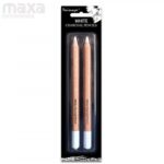WORISON White Charcoal Pencil Set of 3 (Thick)