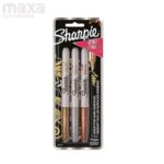 Sharpie Metallic Permanent Markers Fine Point Set - Gold, Silver, Bronze
