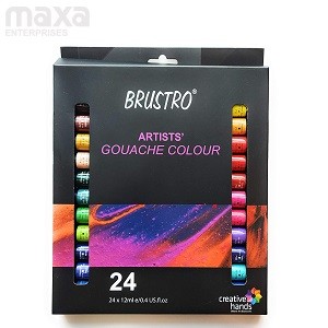 BRUSTRO Artists’ Gouache Colour -Set of 24