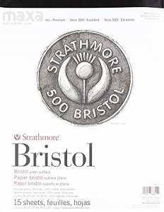 Strathmore Bristol Smooth 400 9x12 - Wet Paint Artists' Materials and  Framing
