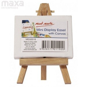 Mont Marte Mini Display Easel with Canvas 6x8cm