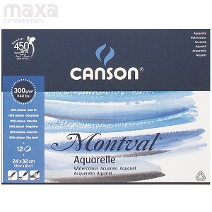 Aquarelle Watercolor Paper 140 lb. (300 gsm) by Canson