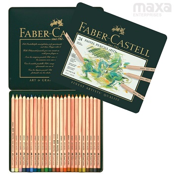 Faber-Castell Pitt Pastel Pencil Set- Pack of 24