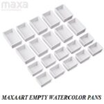 MaxaArt Empty Watercolor Full & Half Pans- 48pcs