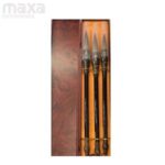 3 pcs Watercolor Brushes Wallet