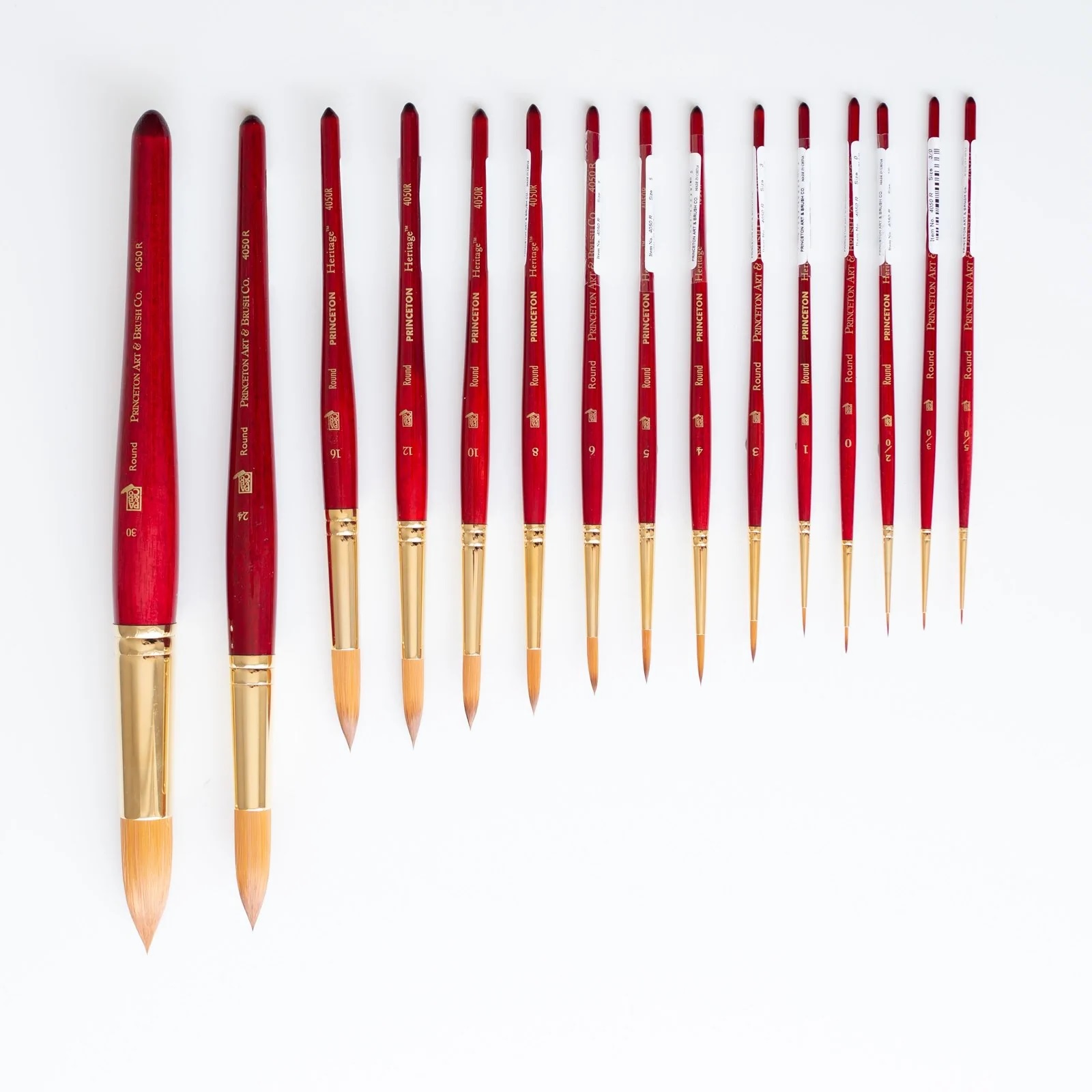 Princeton Heritage Watercolor Brushes Review Princeton Heritage 4050  Series Round 6 & 16 #princeton 