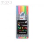 Staedtler Triplus Fineliner Pen Neon Set-6pcs
