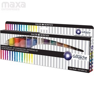Turner Acrylic Gouache Color Set of 12x11ml - Maxa Enterprises