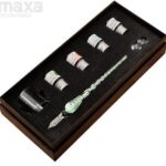 Crystal Glass Dip Ink Pen Set