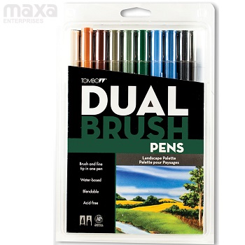 landscape tombow brush pen sets