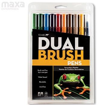 secondary tombow dual brush pen set