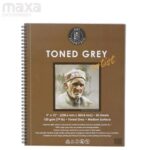 ART ESSENTIALS Toned Grey 120 GSM Artist Paper Spiral Pads