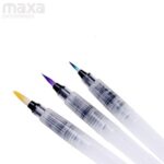 MaxaArt Refillable Painting Brush Pens - 3pcs Watercolor | Calligraphy