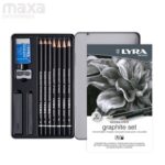 Lyra Rembrandt Graphite Set in Metal Box