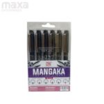 ZIG KURETAKE CARTOONIST MANGAKA THE FINE LINERS 6PCS SET- CNM1002