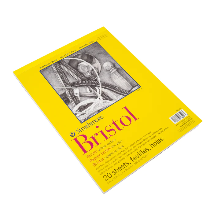 Strathmore 300 Series Bristol Paper Pad - Vellum Surface – K. A. Artist Shop
