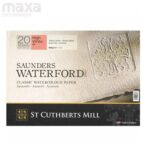SAUNDERS WATERFORD PAPERS PADS 300GSM HP HIGH WHITE (140LBS)
