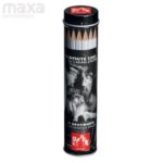 Caran D'Ache Artist Extra-Fine Grafwood Pencils- Black, 15 Pieces
