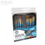 Daler-Rowney Simply Short Handle Watercolour Zip Brush Set of 10