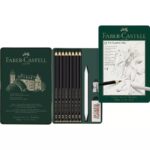 Faber-Castell Pitt Graphite Matt Set- Tin of 11