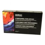 GOLDEN Fluid Acrylics Select Professional Set of 8