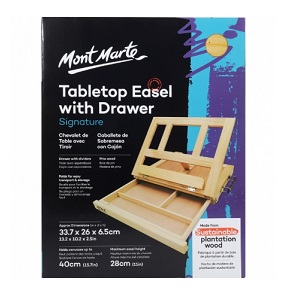 Mont Marte Tabletop Easel with Drawer - MaxaArt