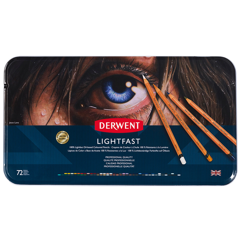 210 Derwent Lightfast Pencil - 72 Set — Sharpened Artist