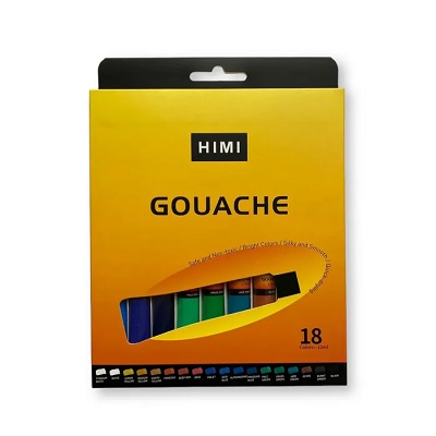 HIMI Gouache Paint Tube set New Generation 12 ML X 18 shades