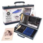 MaxaArt Sketching Art Set - Wooden Box 60pcs