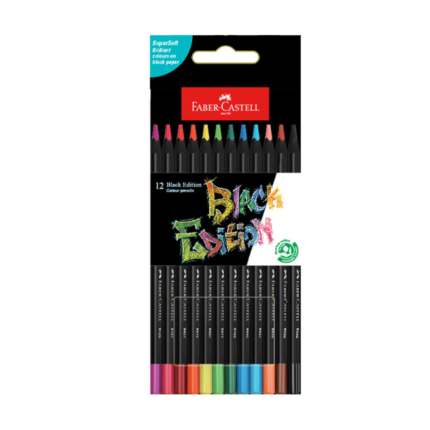 Faber Castell Black Edition Colour Pencil - Set of 12