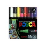 Uniball Posca 3M (0.9-1.3 mm) Markers- 16 Pcs Set