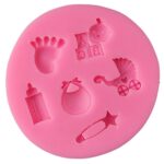 Silicone Mould Baby Elements Miniatures (8x8x1 cm) - MaxaArt JSF088