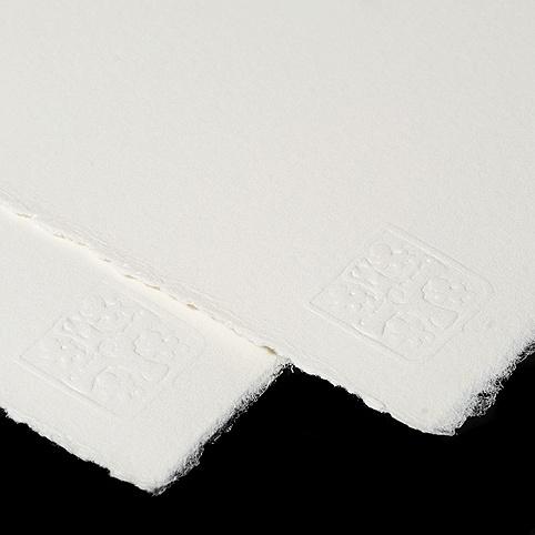Saunders Waterford Watercolour paper - comparison of white and high white 