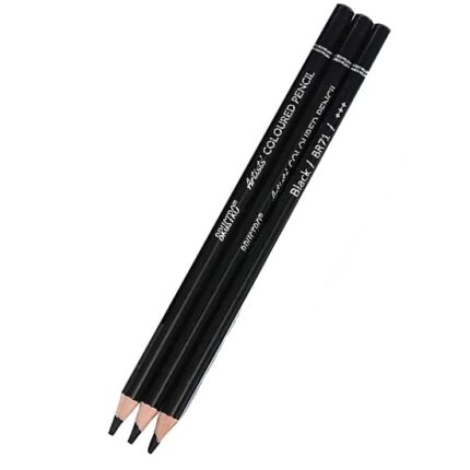 Brustro Black Coloured Pencil