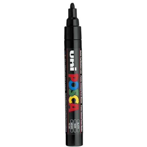 Uni Posca Marker Black PC – 5M