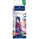 FABER CASTELL GOLDFABER AQUA DUAL MARKER SET OF 6