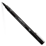 UNI-BALL UNI PIN FINE LINE BRUSH TIP - BLACK