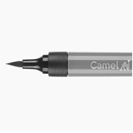 camlin brush pen black