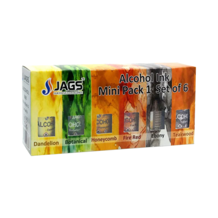 JAGS Alcohol Ink Pack of 6 (Multicolour, 10ml of Each)